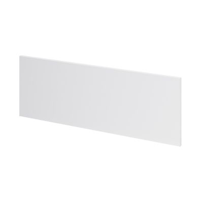 Façade pliante de cuisine Garcinia gris clair brillant l. 100 cm x H. 36 cm GoodHome - Goodhome