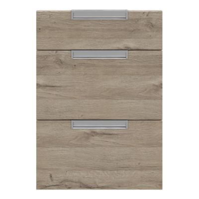 Façade de cuisine 1 tiroir et 2 casseroliers Pachira décor chêne l. 50 cm x H. 72 cm GoodHome - Goodhome