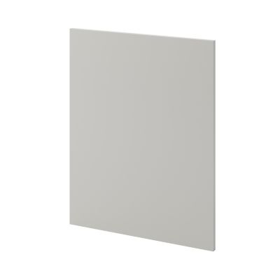 Côté de remplacement bas droit GoodHome Stevia gris mat H. 72 cm x l. 57 cm x Ép. 18mm - Goodhome