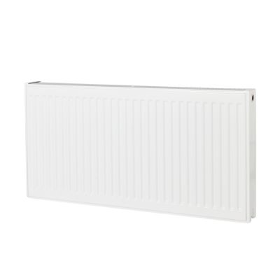 Radiateur eau chaude acier GoodHome blanc L. 100 cm x H. 50 cm