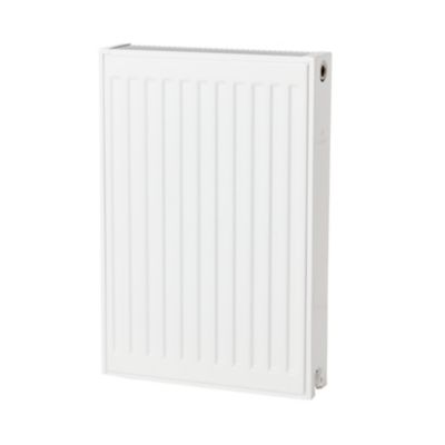 Radiateur eau chaude acier GoodHome blanc 654 W L.40 cm x H.60 cm