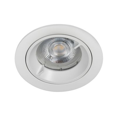 Spot encastrable Caius LED GU10 Ø8,5cm IP44 345lm 50W 5.2W GoodHome Blanc neutre