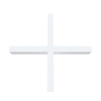 Diall - Lot 500 croisillons en X Diall écart 2mm