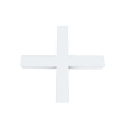 Diall - Lot 250 croisillons en X Diall écart 4 mm