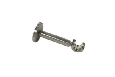 GoodHome - Support pour barre à rideau extensible GoodHome chrome Ø16/19 cm medium