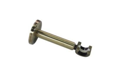 GoodHome - Support pour barre à rideau extensible medium GoodHome bronze Ø16/19 cm