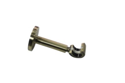 GoodHome - Support pour barre à rideau extensible GoodHome bronze Ø16/19 cm