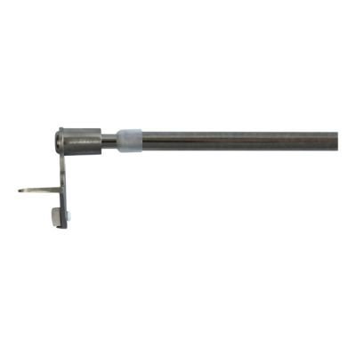 GoodHome - Kit Barre de vitrage GoodHome extensible ⌀7/9mm Long.30/50cm argent