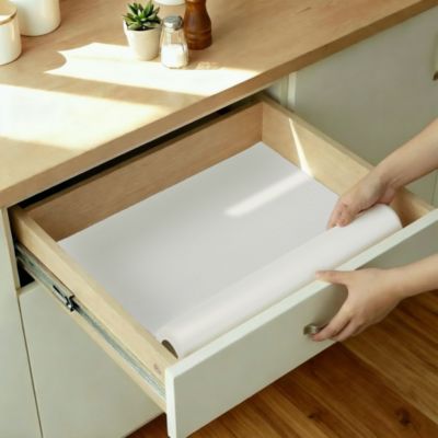 Tapis transparent antidérapant pour tiroir et étagère