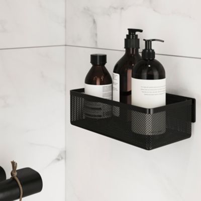 Panier de douche S noir GoodHome Elland