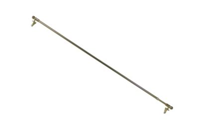 GoodHome - Kit Barre de vitrage GoodHome extensible ⌀7/9mm Long.100/150cm or