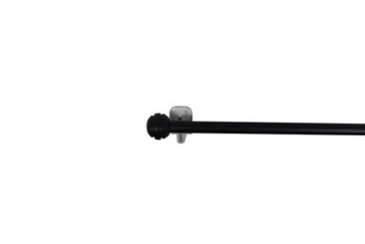 GoodHome - Kit Barre de vitrage Dokos GoodHome extensible ⌀7/9mm Long.50/80cm noir