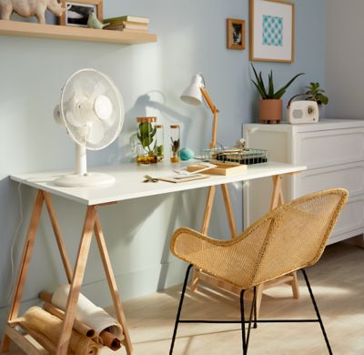 Ventilateur de table Aoba noir 28 cm 40 W