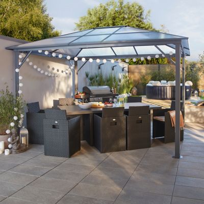 Tonnelle autoportante en aluminium Yallis 3 x 3 65m