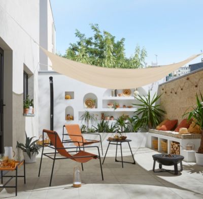 Voile d'ombrage carré GoodHome griffin 360 cm