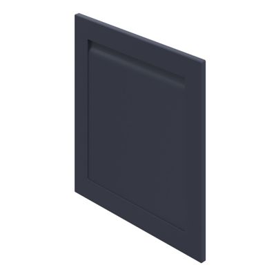 Porte de colonne de cuisine Garcinia bleu mat L. 60 cm x H. 62 cm GoodHome - Goodhome