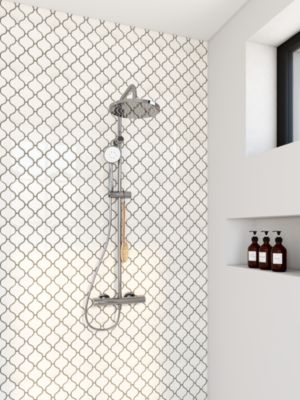 GoodHome - Mosaïque blanc 24,2x27,6cm GoodHome intérieur