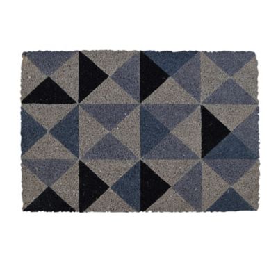 Paillasson déco graphique 40 x 60 cm bleu GoodHome