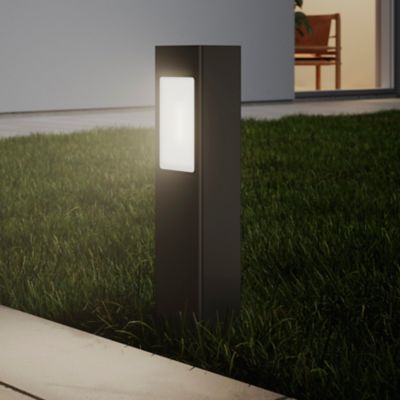 Borne Davern LED intégrée 1000lm 10W IP65 GoodHome noir