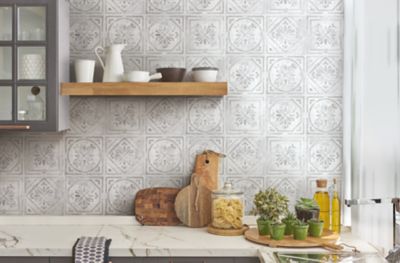 Carrelage mural gris 20 x 20 cm Koney