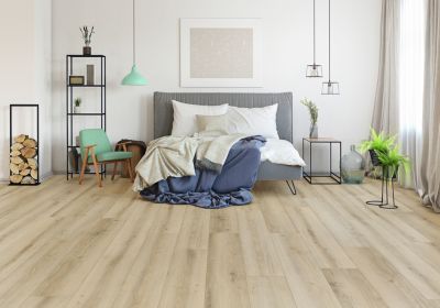 Sol stratifié Ledbury GoodHome aspect chêne 10mm - 128 cm x l.28 cm