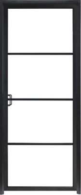 Bloc porte 4 vitrages poussant droit H 204 X L 83 cm