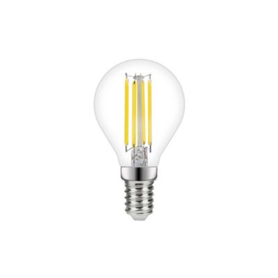 Ampoule LED à filament mini globe E14 470lm 3.4W = 40W Ø4.5cm Diall blanc neutre