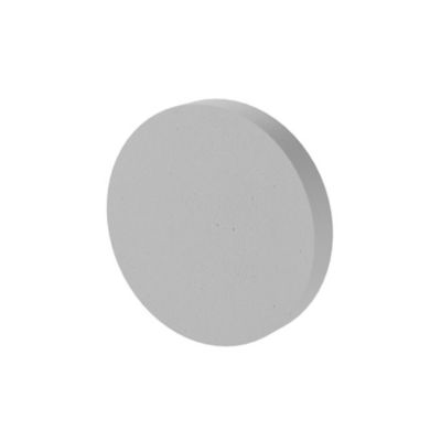 Patère salle de bains à visser 1 tête GoodHome Elland en béton coloris gris nuage