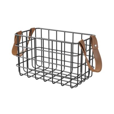 Panier de rangement Aetna Noir petit GoodHome