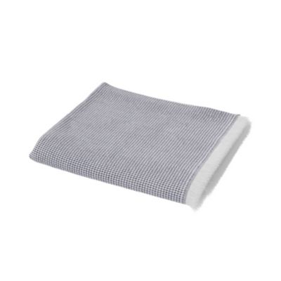 GoodHome - Serviette de bain grise nuage et anthracite Elland 150 x 100 cm GoodHome