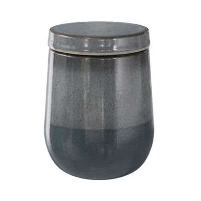 Pot à coton Boann gris et bleu doré GoodHome