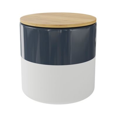 Pot à coton Koros blanc et nuit GoodHome