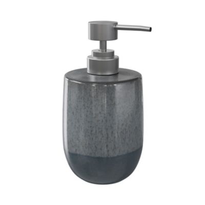 Distributeur de savon gris et bleu, GoodHome Boann