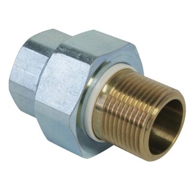 Raccord isolant laiton 3/4 mâle femelle, lot de 2