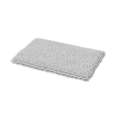 Tapis de bain rectangulaire Graphene blanc