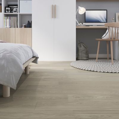 Lame PVC clipsable Baila chêne gris brun L. 122 x l. 15 cm GoodHome