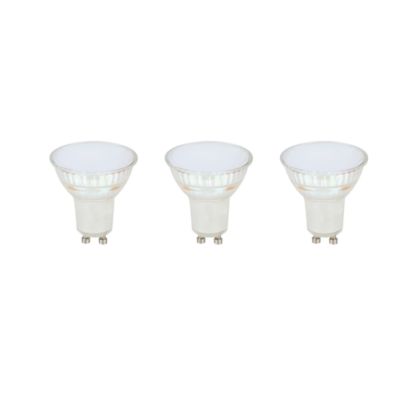 Lot 3 ampoules LED spot réflecteur GU10 345lm 4.8W = 50W Ø5cm Diall blanc neutre
