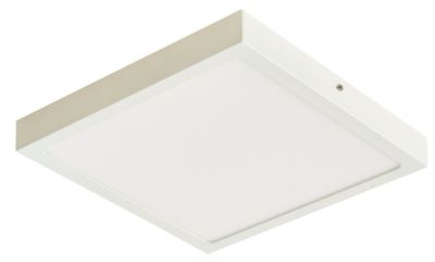 Panneau LED intégrée Hestia blanc neutre IP20 1800lm 17W L.30xl.30xH.2,5cm blanc GoodHome