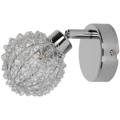 Patère spot G9 7W GoodHome Phaidros chrome H.15 x Ø8 cm