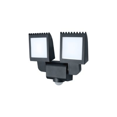 Projecteur LED à détection Parksville 2600lm 30W IP44 GoodHome noir