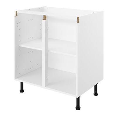 Caisson bas de cuisine blanc L. 80 cm Caraway Innovo GoodHome - Goodhome