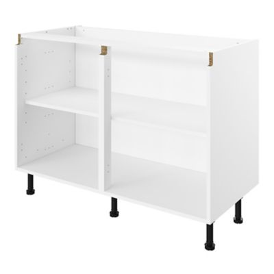 Caisson bas de cuisine blanc L. 120 cm Caraway Innovo GoodHome - Goodhome