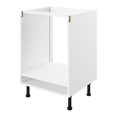 Caisson bas de cuisine pour four blanc L. 60 cm Caraway Innovo GoodHome - Goodhome