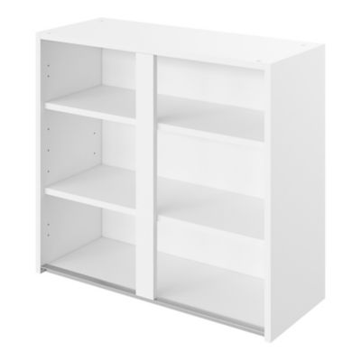 Caisson haut de cuisine blanc L. 80 cm x H. 72 cm Caraway Innovo GoodHome - Goodhome