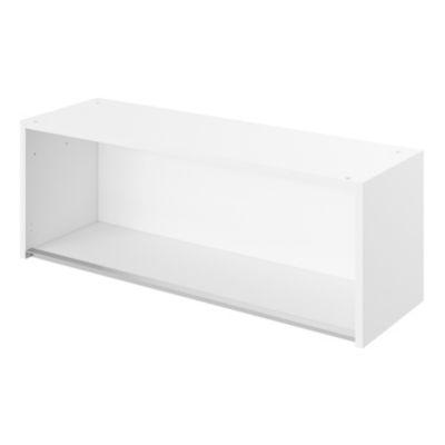 Caisson haut de cuisine blanc L. 100 cm x H. 36 cm Caraway Innovo GoodHome - Goodhome