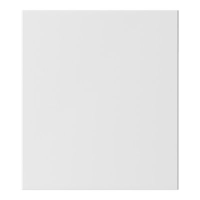 Façade tiroir Stevia blanc brillant L. 30 cm x H. 34 cm Caraway Innovo GoodHome vendue par 2 - Goodhome