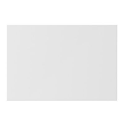 Façade tiroir Stevia blanc brillant L. 50 cm x H. 34 cm Caraway Innovo GoodHome vendue par 2 - Goodhome