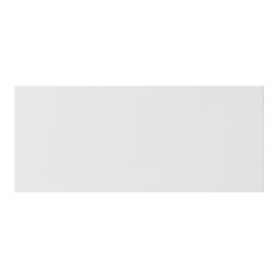 Façade tiroir Stevia blanc brillant L. 80 cm x H. 34 cm Caraway Innovo GoodHome vendue par 2 - Goodhome
