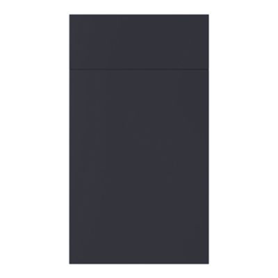 Façade de cuisine 1 porte et 1 tiroir Stevia bleu mat l. 40 cm x H. 72 cm GoodHome - Goodhome