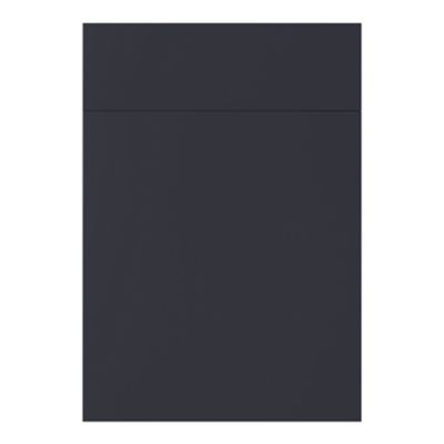 Façade de cuisine 1 porte et 1 tiroir Stevia bleu mat l. 50 cm x H. 72 cm GoodHome - Goodhome